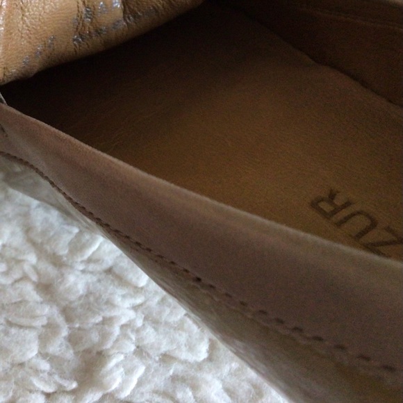 Robert Zur Women’s Perlata Olive Patent and True Glove Leather Loafers - Picture 9 of 14